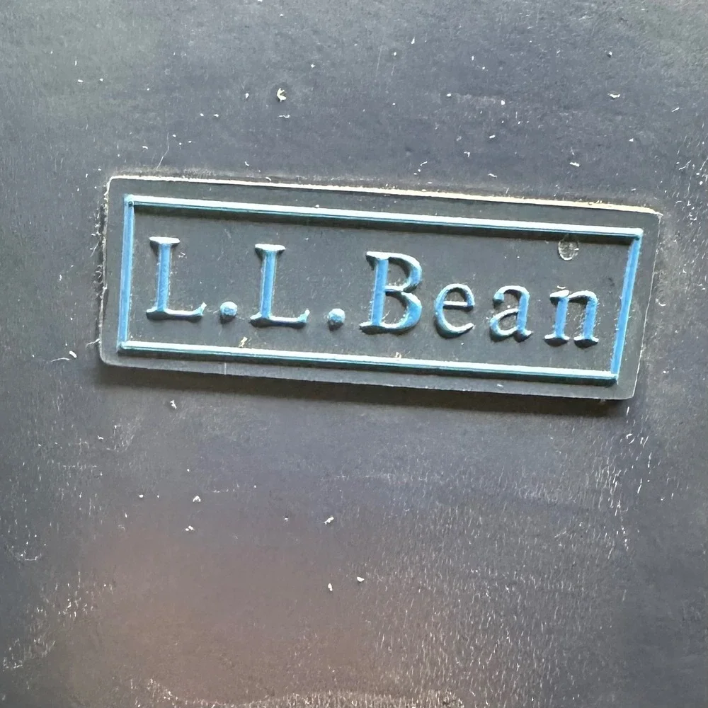 L.L.Bean Kids Navy‎ Blue Rain Boots with Handles Size 3 Childrens